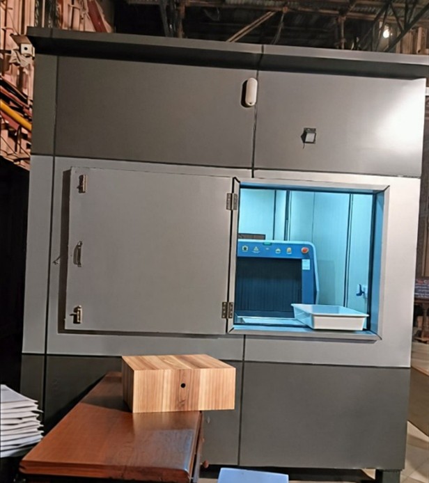 Transformed ISKCON Temple’s entrance with a custom security cabin