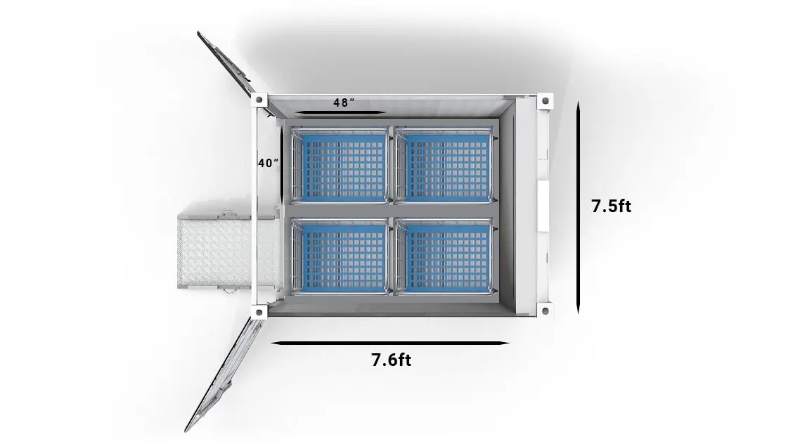 Crystal Group Reefer 10FT trolley