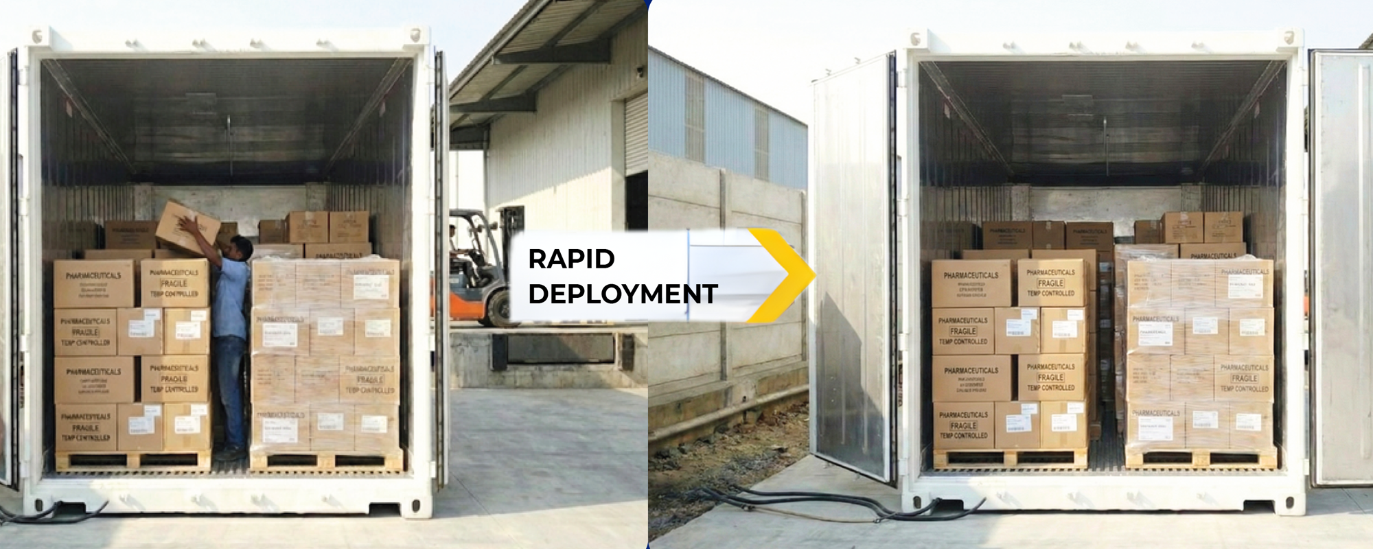 20-ft Refurbished Reefer Container on Lease for  Pharmaceutical Cold Storage