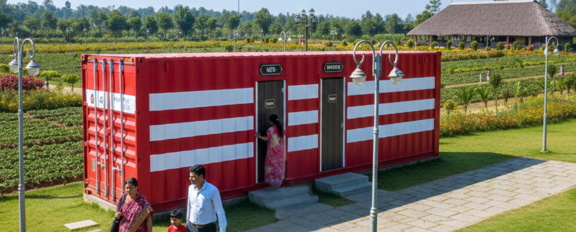 40-ft & 20-ft Dry Containers  for High-Footfall  Tourist Destination